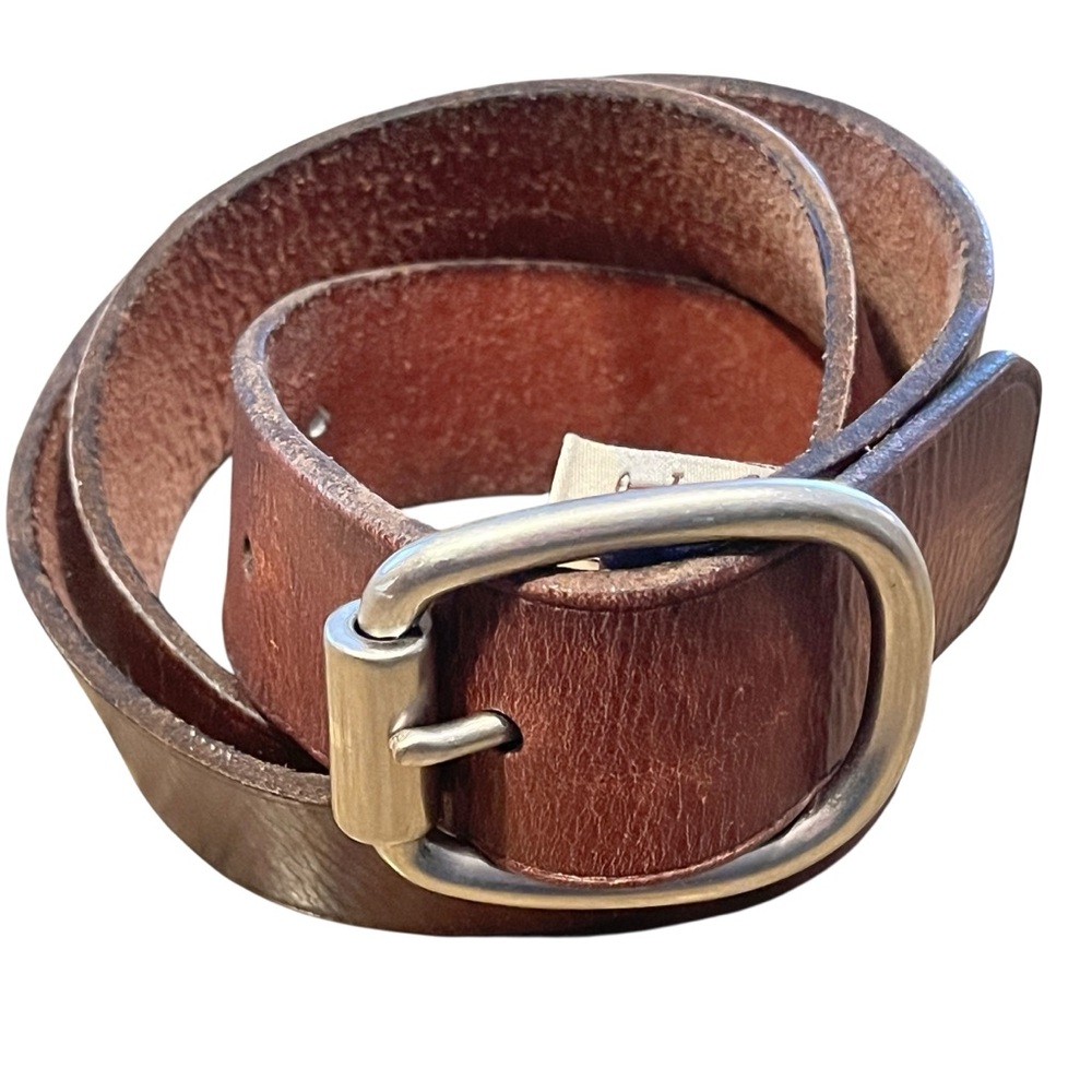 Fossil Leather Men’s Large Brown Leather Belt BT3731200